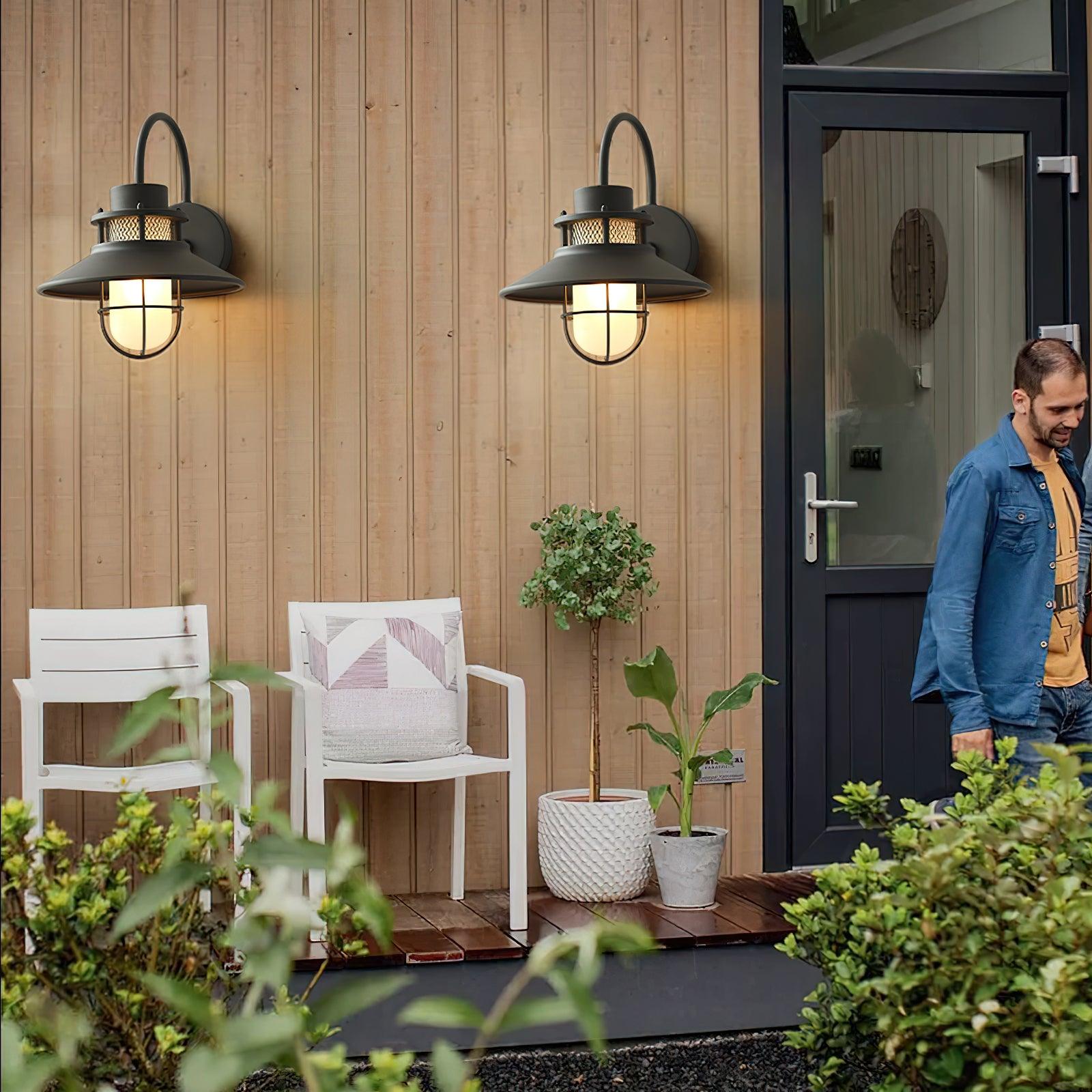 FelixStone | Outdoor Wall Lantern with Stylish Design & Durable Metal | Elegant Illumination for Patios and Verandas