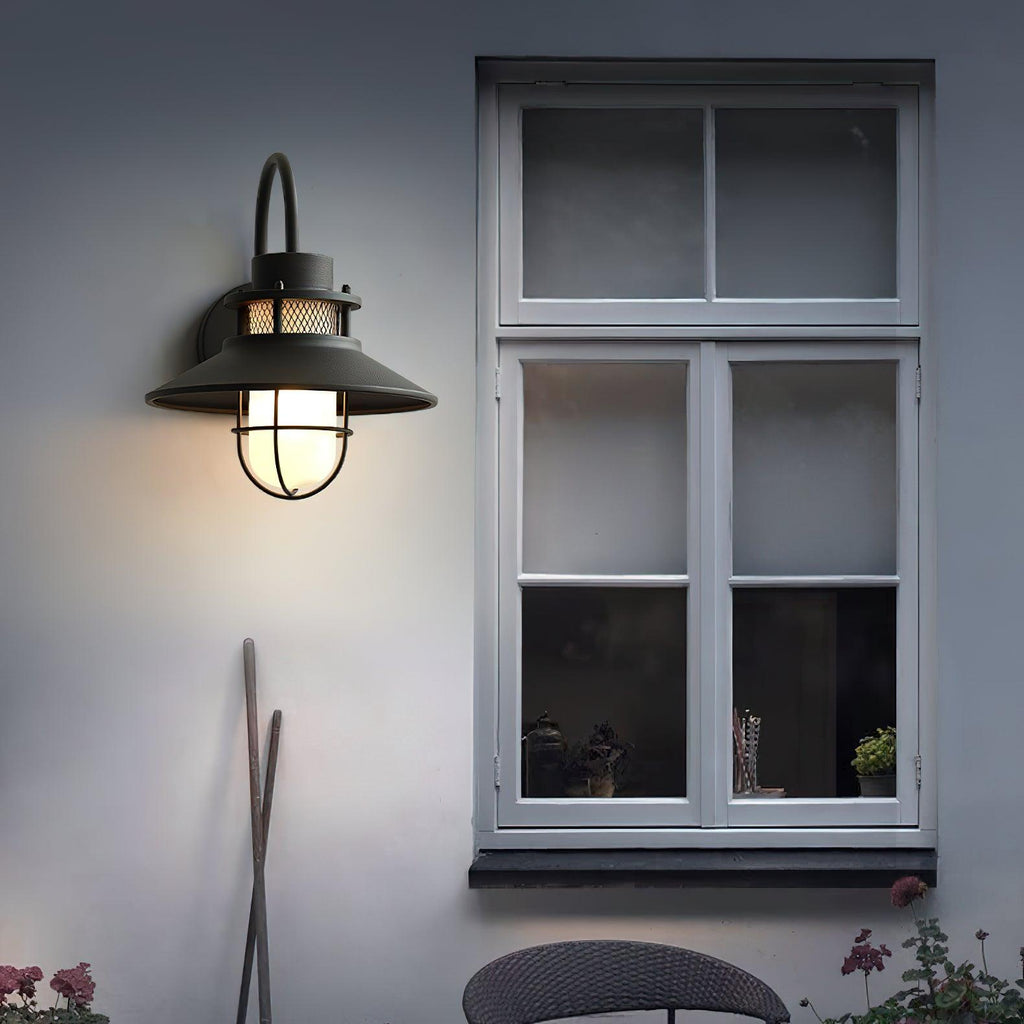 FelixStone | Outdoor Wall Lantern with Stylish Design & Durable Metal | Elegant Illumination for Patios and Verandas