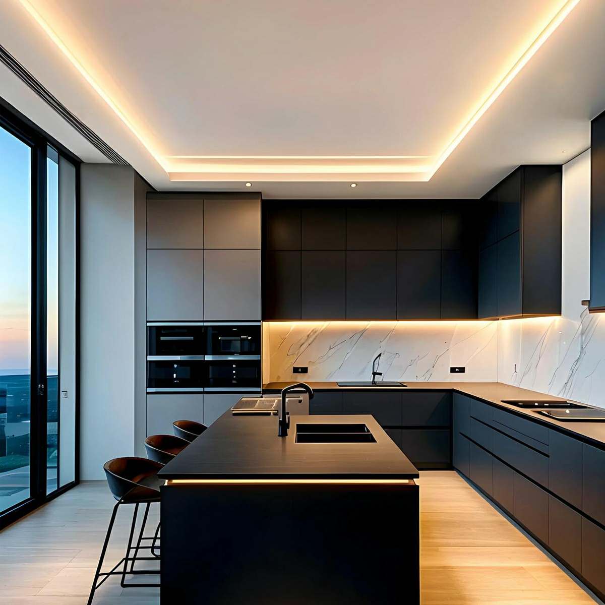 Flexible LED Linear Light | Waterproof Recessed Design with DIY Plug-In | Customizable Color Options for Seamless Accent Lighting