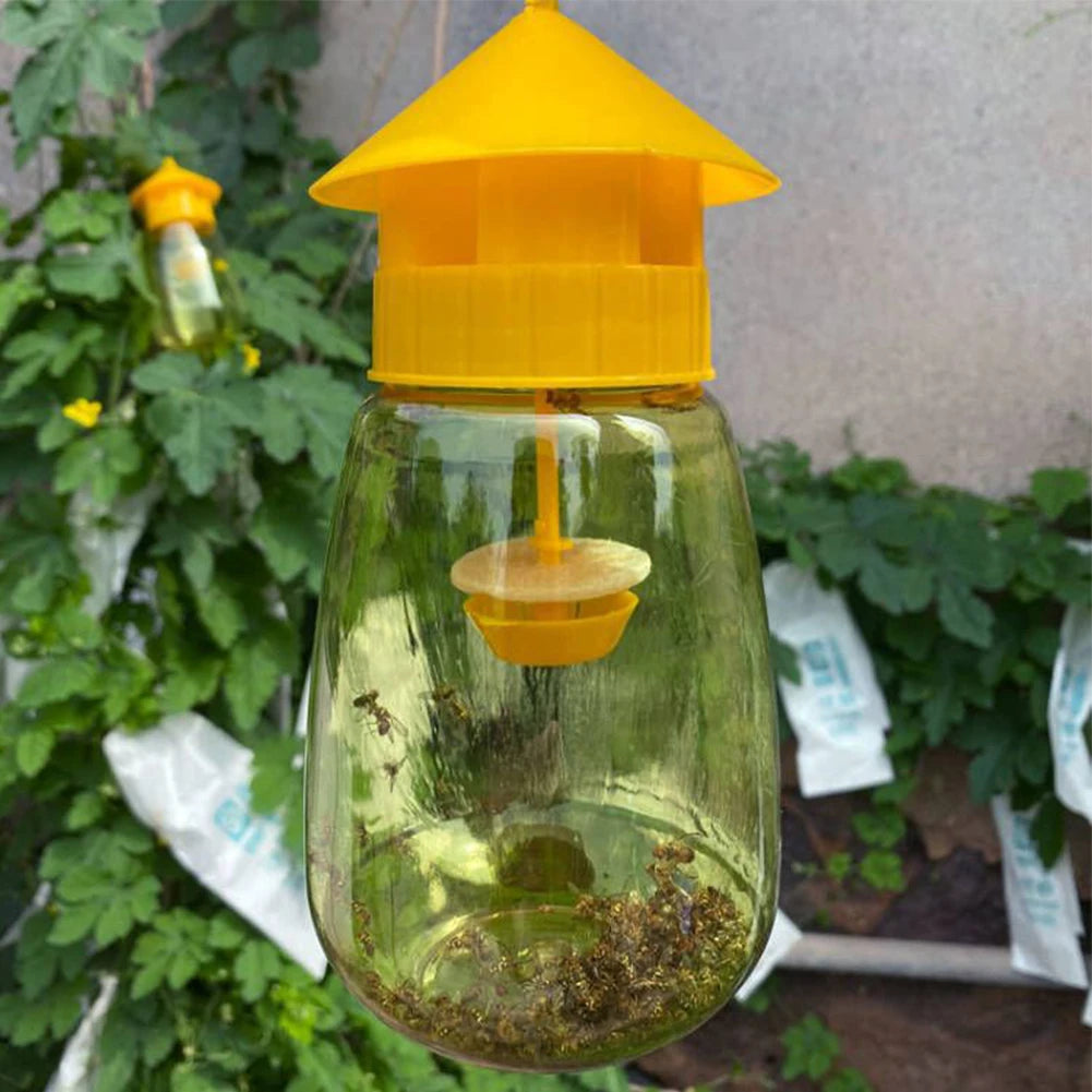 Garden Guardian | Fruit Fly Trap with Scent Lure | Reusable Outdoor Solution for Pest Control