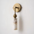 Harlin Collection | Alabaster Wall Sconce Lighting with Handcrafted Shade | Elegant Design for Cozy Ambiance