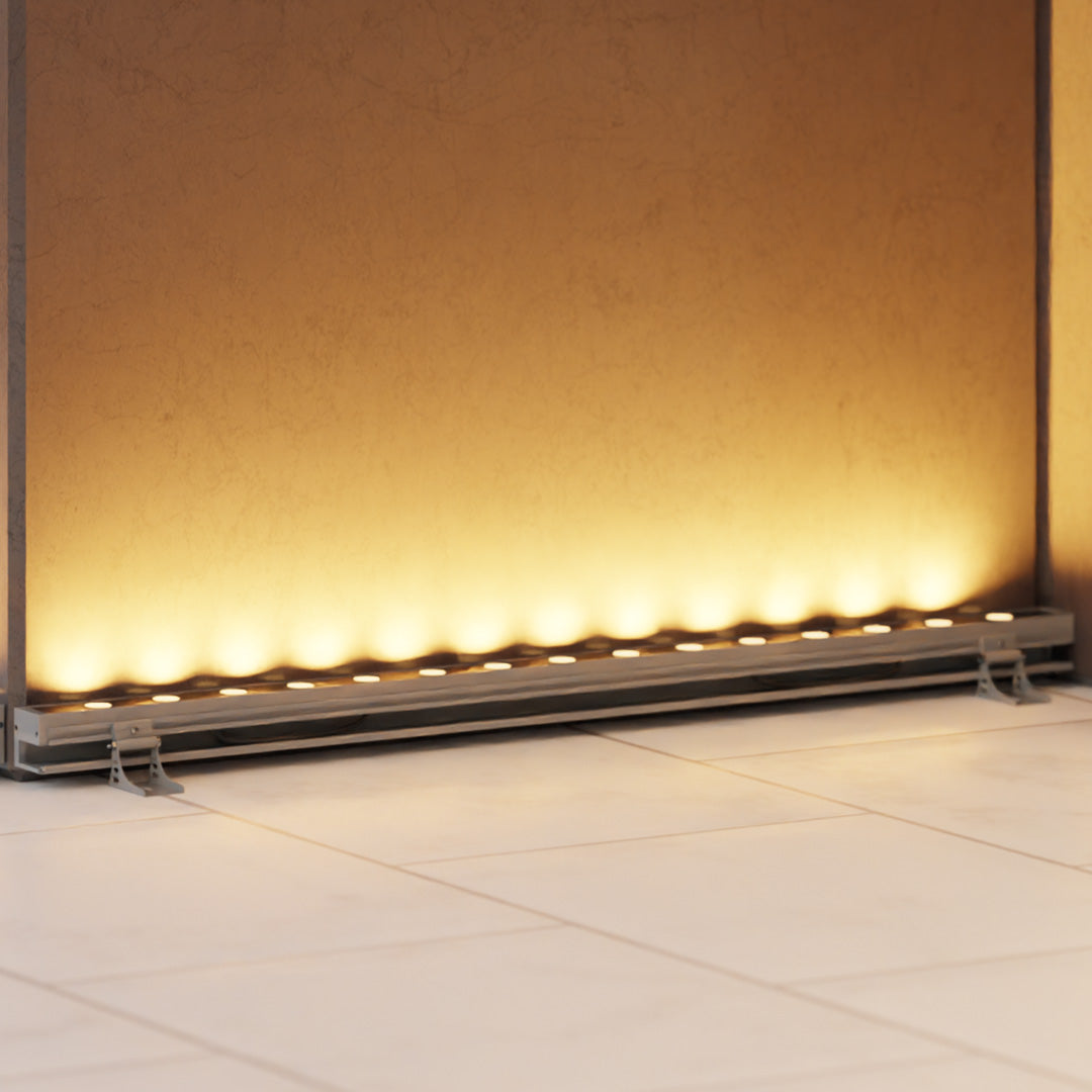 Linear LED Wall Washer | Outdoor Lighting Fixture with IP65 Rating | Durable Aluminum Design for Enhanced Illumination