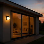 Lunara | Modern Outdoor Wall Sconce Light with Compact Design | Stylish Illumination for Indoor and Outdoor Spaces