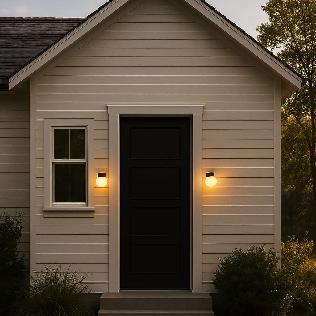Lunara | Modern Outdoor Wall Sconce Light with Compact Design | Stylish Illumination for Indoor and Outdoor Spaces
