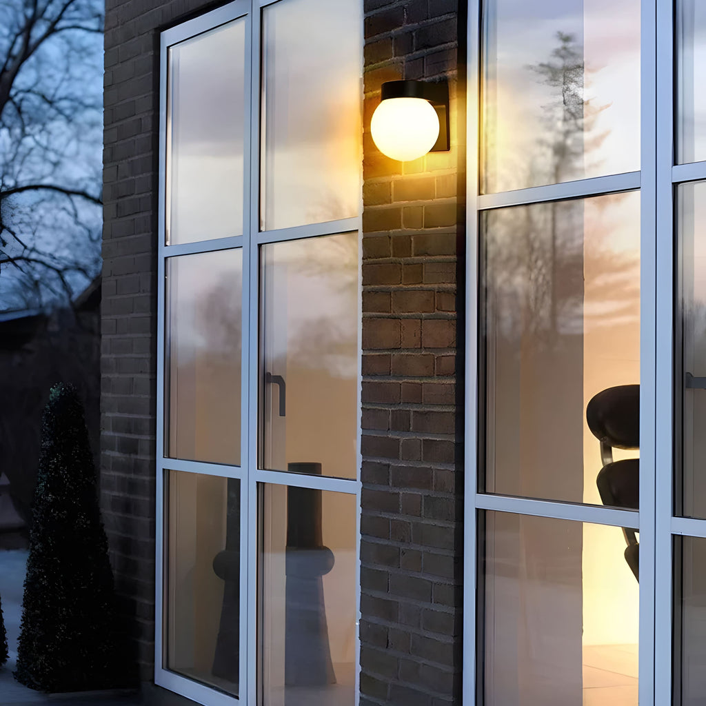 Lunara | Modern Outdoor Wall Sconce Light with Compact Design | Stylish Illumination for Indoor and Outdoor Spaces