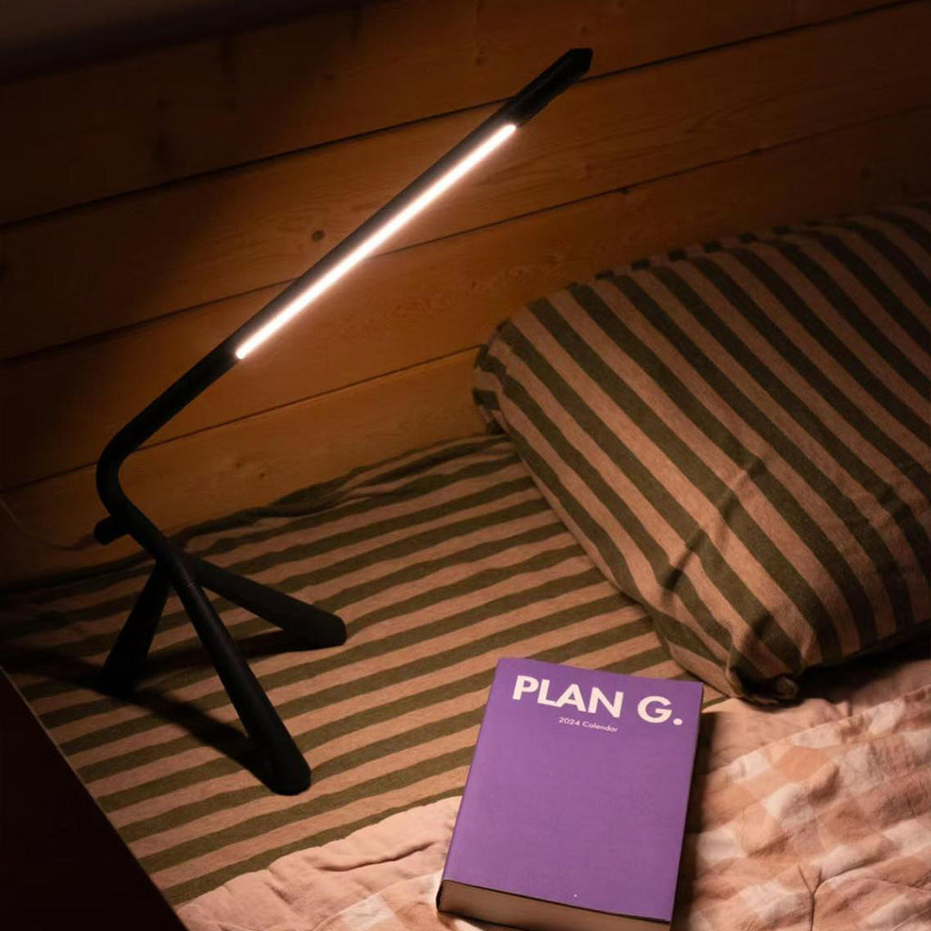 Minimalist Collection | Table Lamp with 360° Rotation & Eye-Care LED | Modern Bedside Lamp for Comfortable Reading