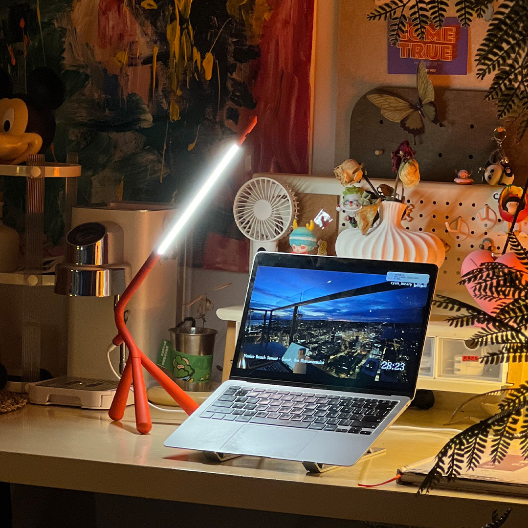 Minimalist Collection | Table Lamp with 360° Rotation & Eye-Care LED | Modern Bedside Lamp for Comfortable Reading