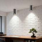 Minimalist Concrete LED Ceiling Light | Modern Round Design for Ambient Illumination