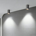 Minimalist Concrete LED Ceiling Light | Modern Round Design for Ambient Illumination