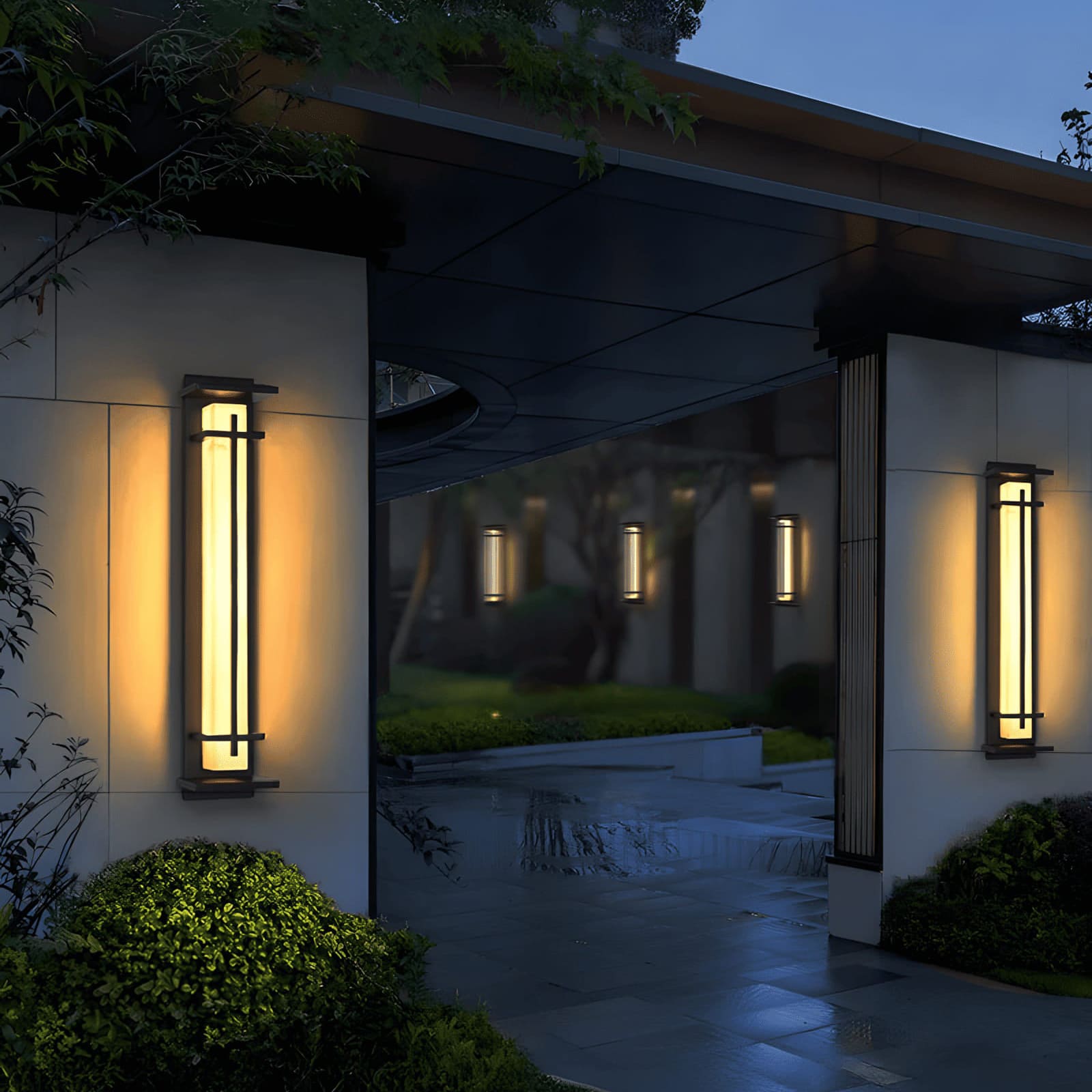 Modern Acrylic Wall Sconce Lighting with Adjustable Heights | Elegant Design for Sophisticated Illumination