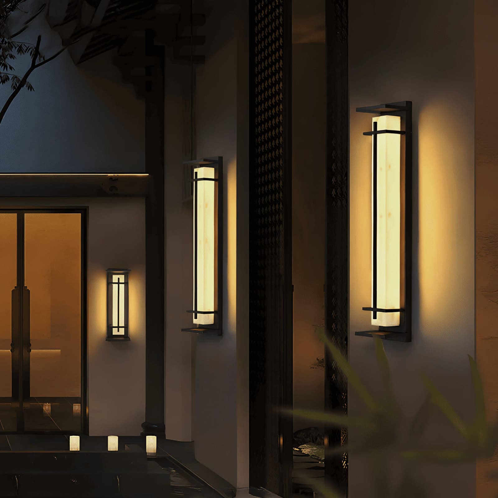 Modern Acrylic Wall Sconce Lighting with Adjustable Heights | Elegant Design for Sophisticated Illumination