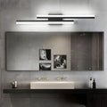 Modern Asymmetric Vanity Light Bar with Adjustable Color Temperature | Stylish Iron Bathroom Lighting for Elegant Illumination