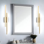 Modern Asymmetric Vanity Light Bar with Adjustable Color Temperature | Stylish Iron Bathroom Lighting for Elegant Illumination