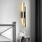 Modern Asymmetric Vanity Light Bar with Adjustable Color Temperature | Stylish Iron Bathroom Lighting for Elegant Illumination