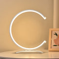 Modern C-Shaped Table Lamp | Touch Control & Adjustable Color Temperatures | Stylish Bedside Lighting for Versatile Ambience