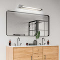 Modern Chrome Vanity Light | 360° Rotatable Head & Acrylic Shade for Perfect Bathroom Lighting