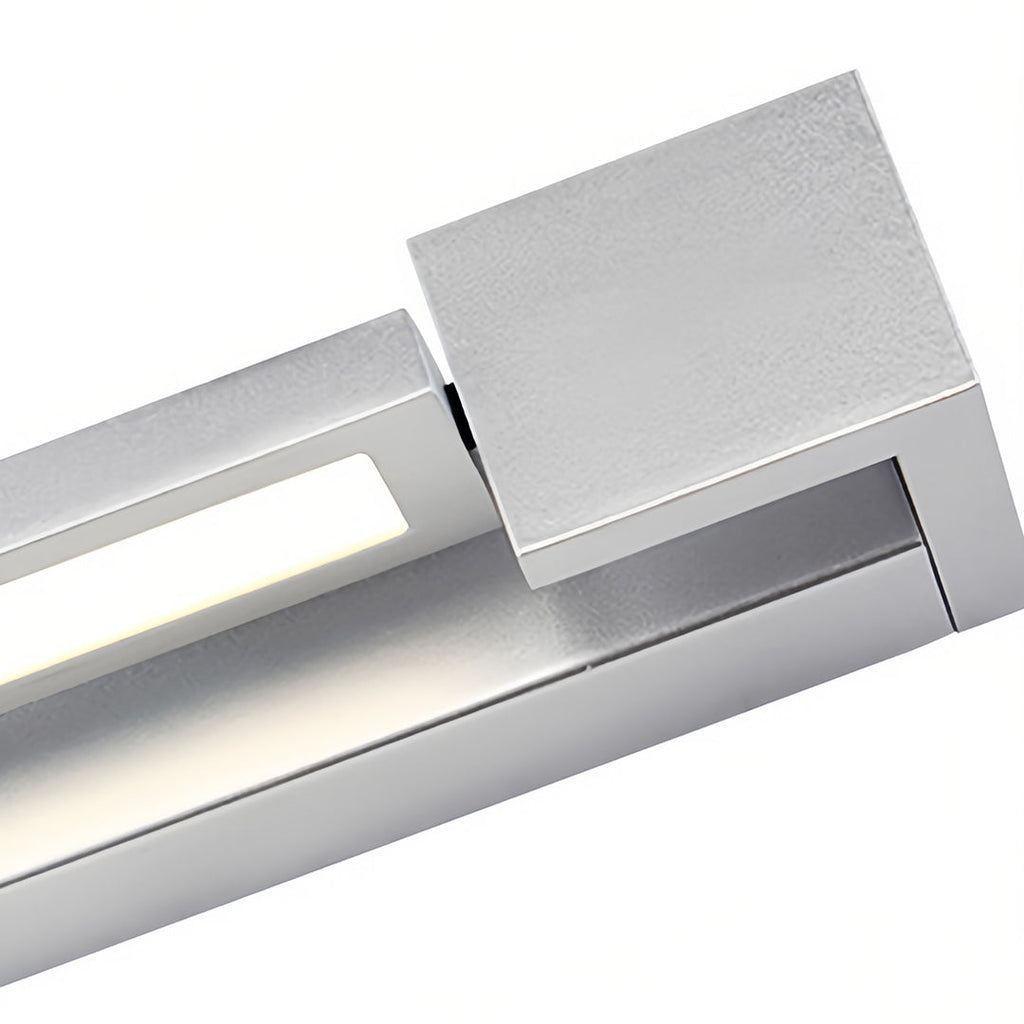 Modern Chrome Vanity Light | 360° Rotatable Head & Acrylic Shade for Perfect Bathroom Lighting