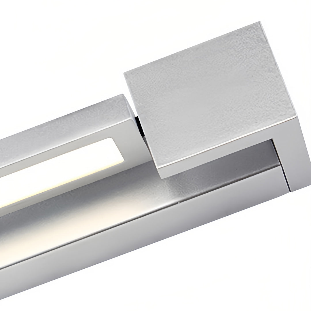 Modern Chrome Vanity Light | 360° Rotatable Head & Acrylic Shade for Perfect Bathroom Lighting