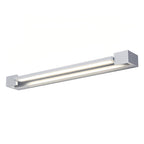 Modern Chrome Vanity Light | 360° Rotatable Head & Acrylic Shade for Perfect Bathroom Lighting