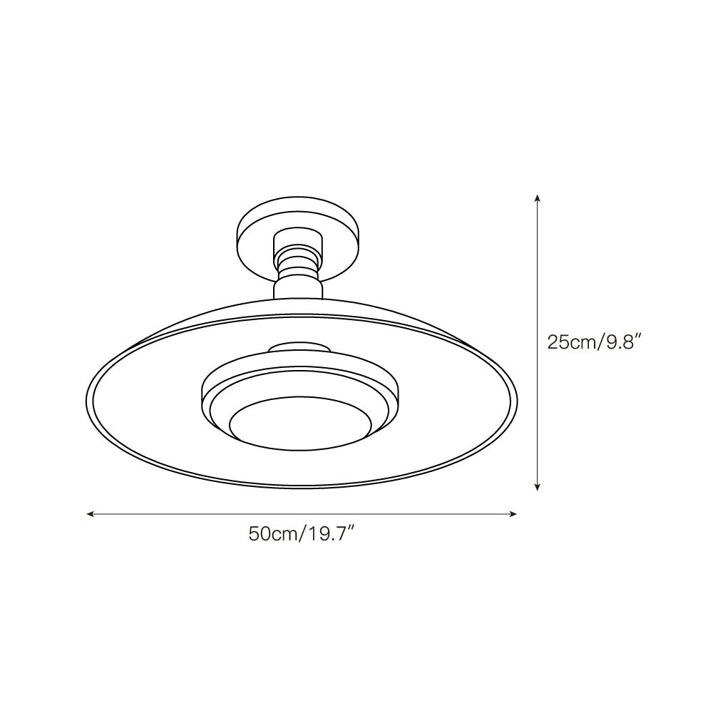 Modern Collection | Flush Mount Ceiling Light with Energy-Efficient LED | Ultra-Thin Design for Stylish Illumination