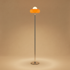 Modern Floor Lamp | Opal Glass Standing Lamp with Soft Ambient Glow | Stylish Lighting for Living Room
