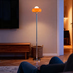 Modern Floor Lamp | Opal Glass Standing Lamp with Soft Ambient Glow | Stylish Lighting for Living Room