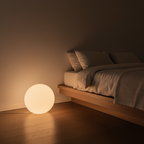 Modern Floor Lamp | Stylish Resin Globe with Soft Light Diffusion | Elegant Design for Cozy Ambiance