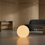 Modern Floor Lamp | Stylish Resin Globe with Soft Light Diffusion | Elegant Design for Cozy Ambiance