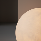 Modern Floor Lamp | Stylish Resin Globe with Soft Light Diffusion | Elegant Design for Cozy Ambiance