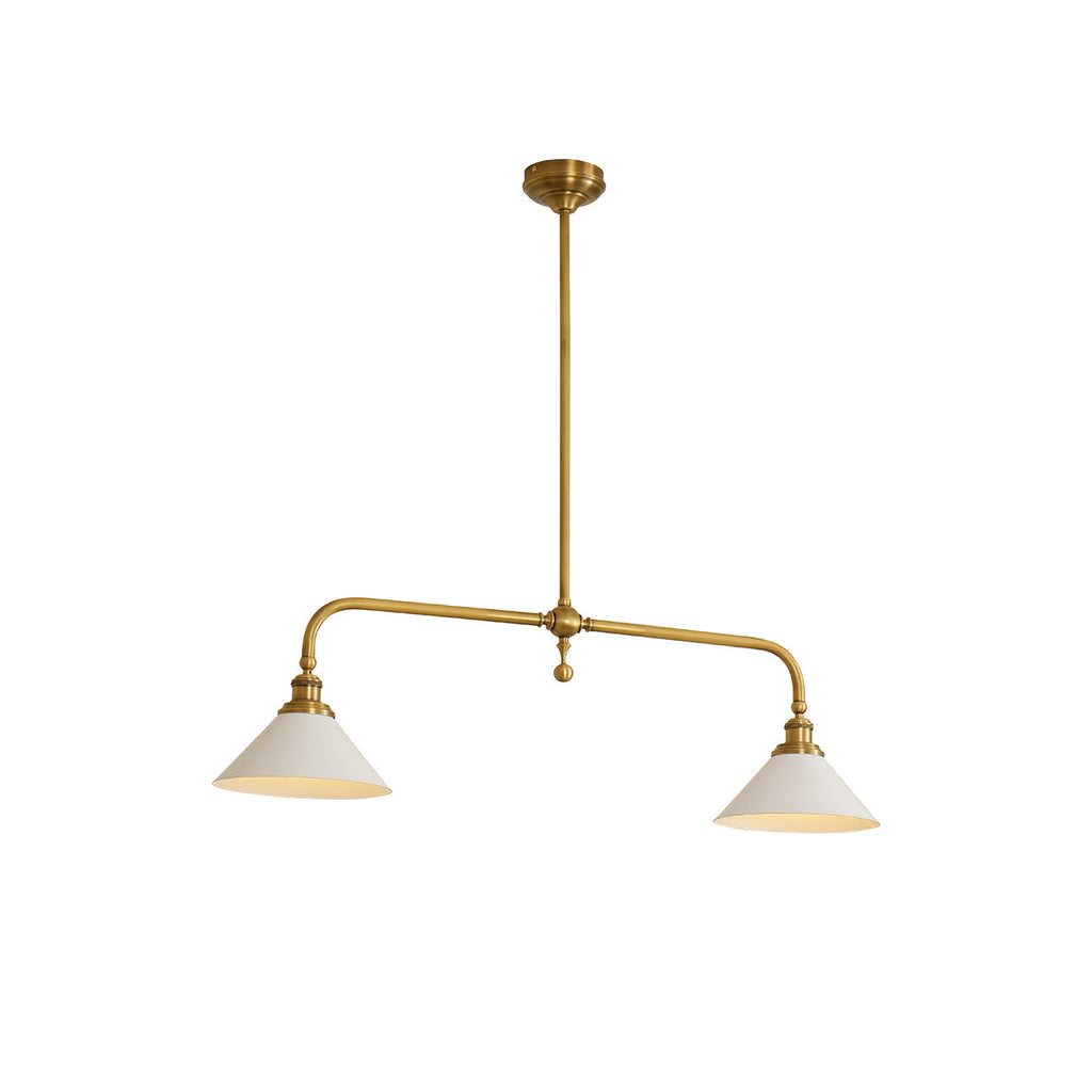 Modern Glass Pendant Light | Adjustable Length for Cozy Kitchen Lighting