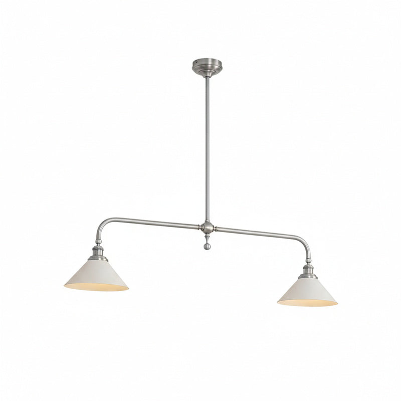 Modern Glass Pendant Light | Adjustable Length for Cozy Kitchen Lighting