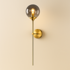 Modern Glass Wall Sconce Lighting with Softly Diffused Illumination | Nordic Minimalist Design for Ambient Spaces