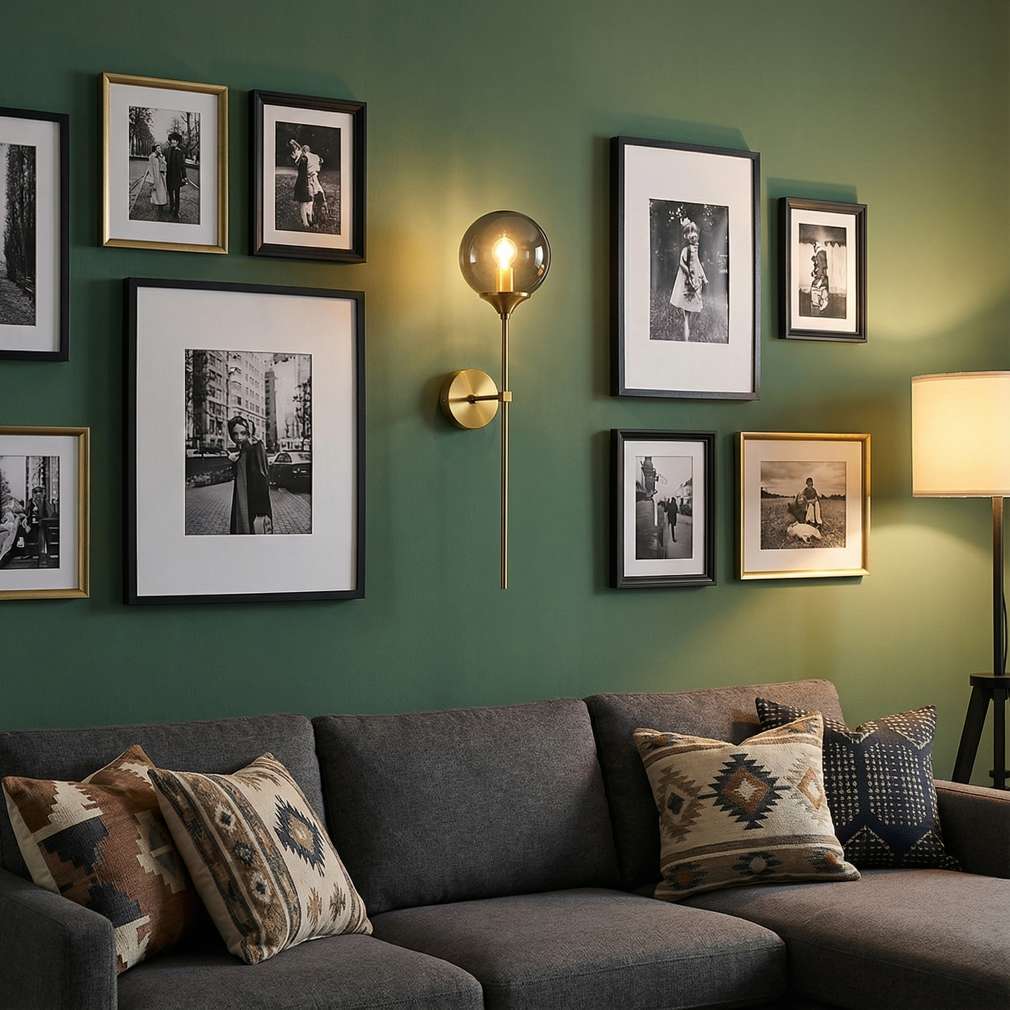 Modern Glass Wall Sconce Lighting with Softly Diffused Illumination | Nordic Minimalist Design for Ambient Spaces