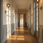 Modern Glass Wall Sconce Lighting with Softly Diffused Illumination | Nordic Minimalist Design for Ambient Spaces