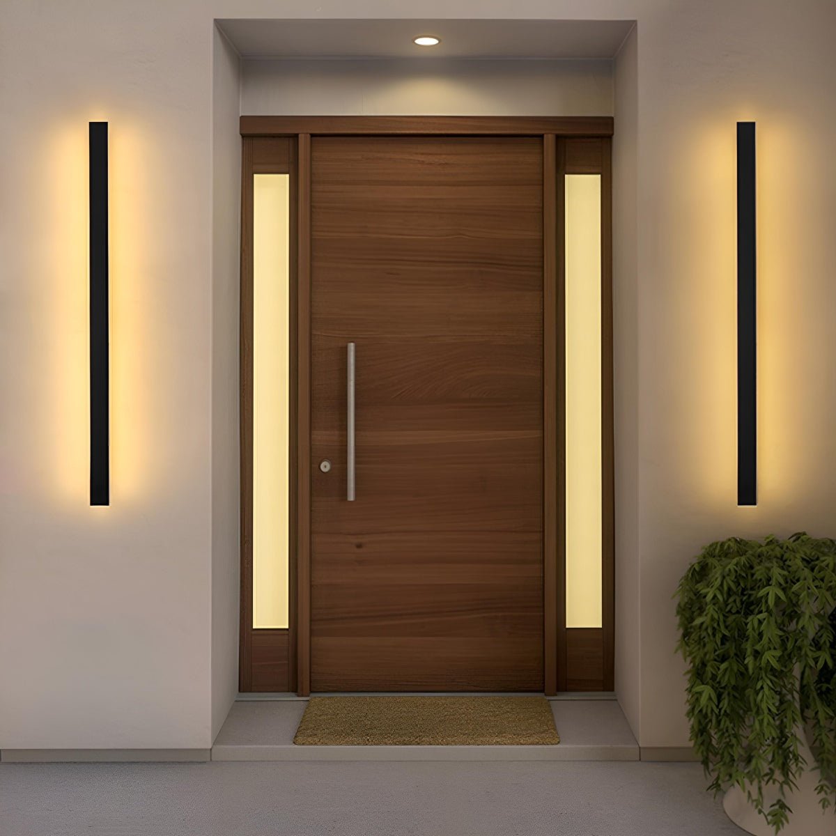 Modern LED Outdoor Wall Light | Waterproof Long Strip Design for Sleek Illumination