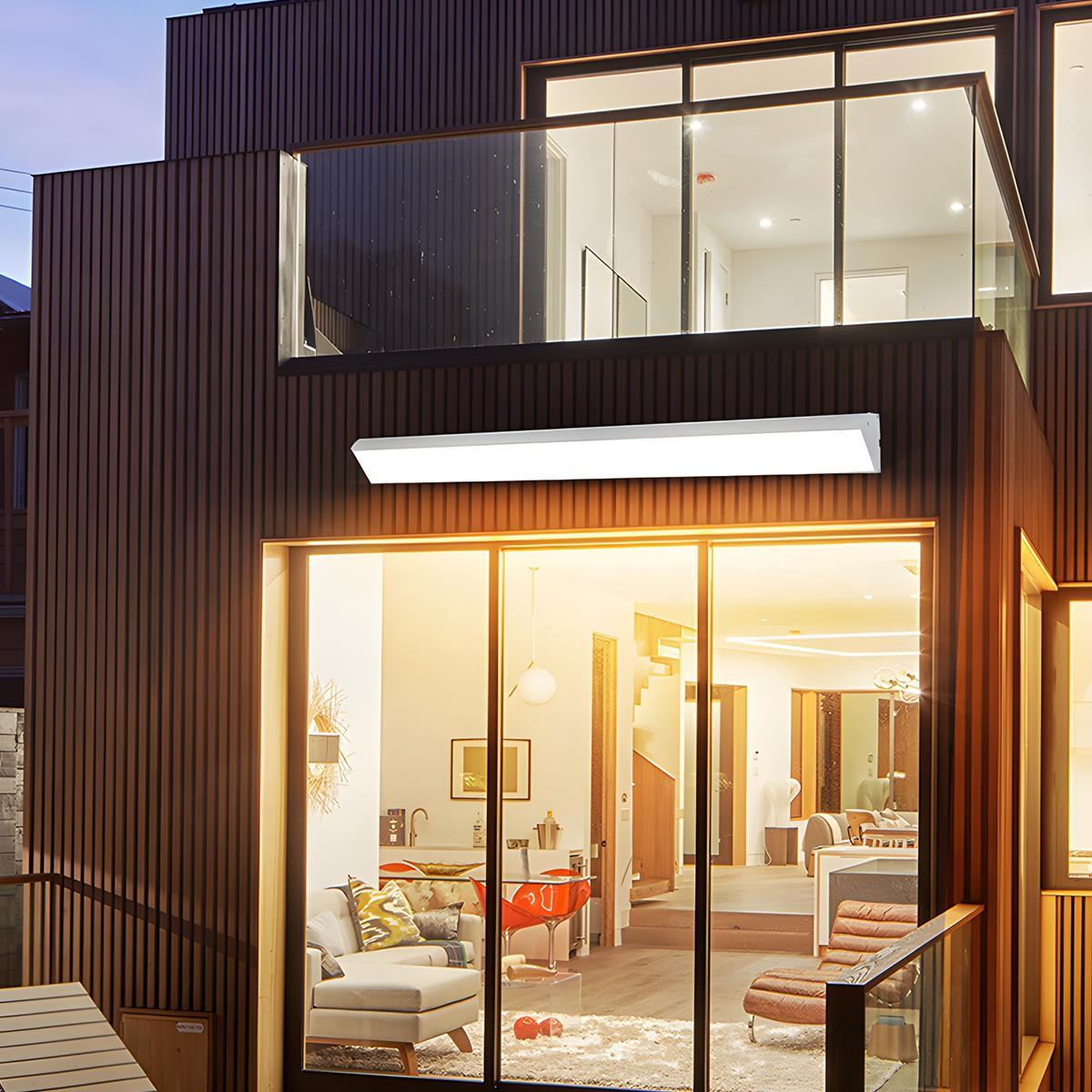 Modern LED Outdoor Wall Strip Light with Waterproof Design | Flexible Lengths for Stylish Illumination