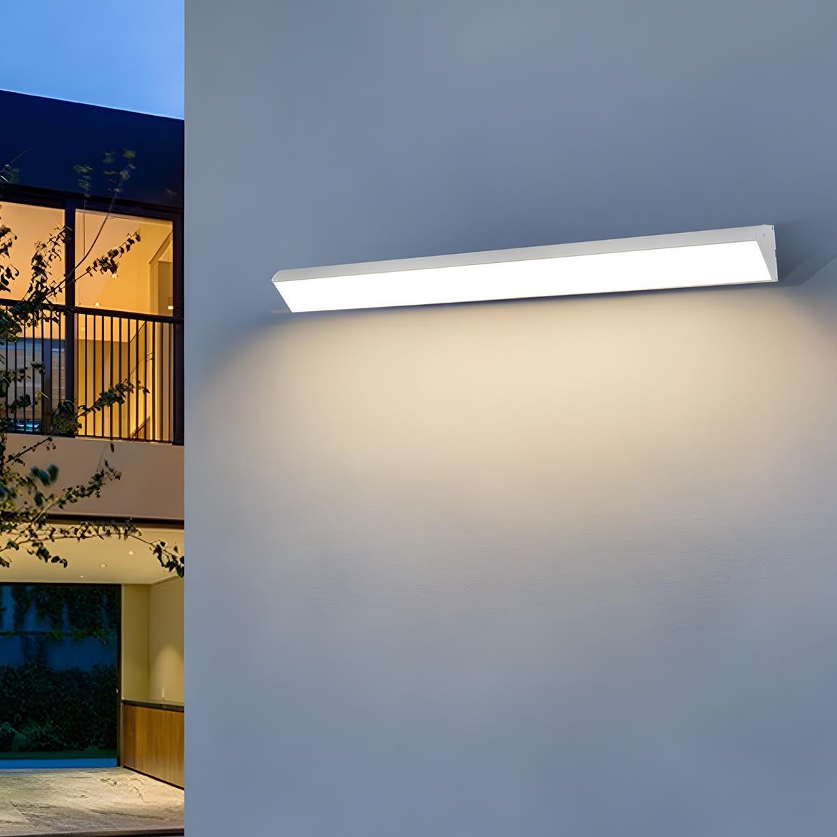 Modern LED Outdoor Wall Strip Light with Waterproof Design | Flexible Lengths for Stylish Illumination