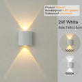 Modern LED Wall Sconce Lighting with Up-Down Design | Stylish Indoor Outdoor Wall Lights for Elegant Ambiance