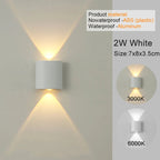 Modern LED Wall Sconce Lighting with Up-Down Design | Stylish Indoor Outdoor Wall Lights for Elegant Ambiance