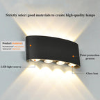 Modern LED Wall Sconce Lighting with Up-Down Design | Stylish Indoor Outdoor Wall Lights for Elegant Ambiance
