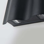 Modern LED Wall Sconce with Wavy Aluminum Design | Stylish Outdoor Wall Light for Enhanced Ambiance