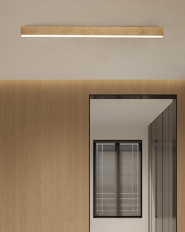 Modern Linear Ceiling Light | Dimmable LED Fixture with Remote Control | Adjustable Ambiance for Any Room
