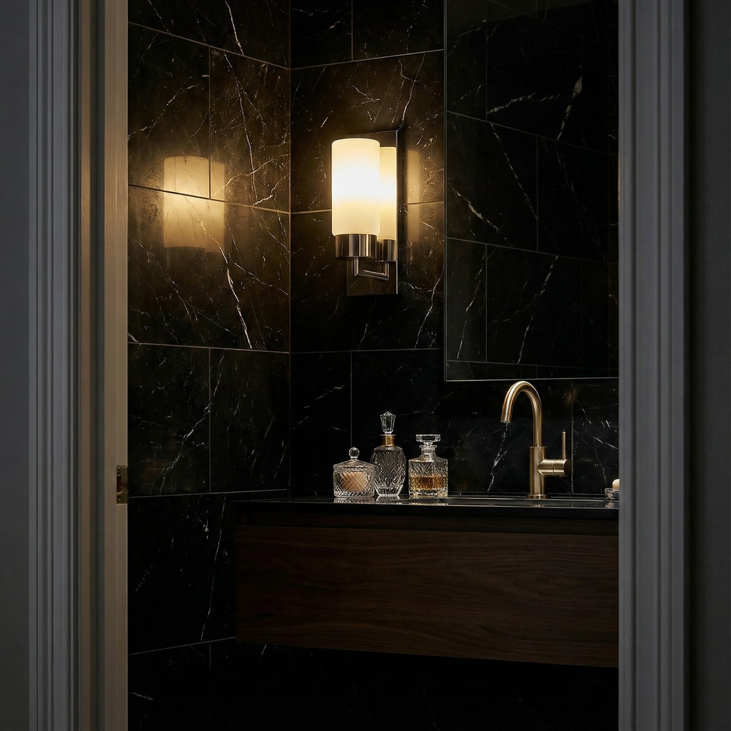 Modern Minimalist Wall Sconce Lighting with Softly Rounded Glass Shade | Elegant Wall Lights for Contemporary Spaces