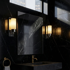 Modern Minimalist Wall Sconce Lighting with Softly Rounded Glass Shade | Elegant Wall Lights for Contemporary Spaces