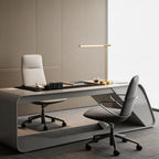 Modern Minimalist | Adjustable LED Desk Lamp with Brushed Copper Finish | Stylish Task Lighting for Home Office