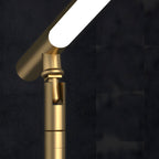 Modern Minimalist | Adjustable LED Desk Lamp with Brushed Copper Finish | Stylish Task Lighting for Home Office
