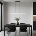 Modern Minimalist | Adjustable Linear Pendant Light for Kitchen with Dimmable Illumination | Ideal for Dining and Workspaces