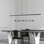 Modern Minimalist | Adjustable Linear Pendant Light for Kitchen with Dimmable Illumination | Ideal for Dining and Workspaces