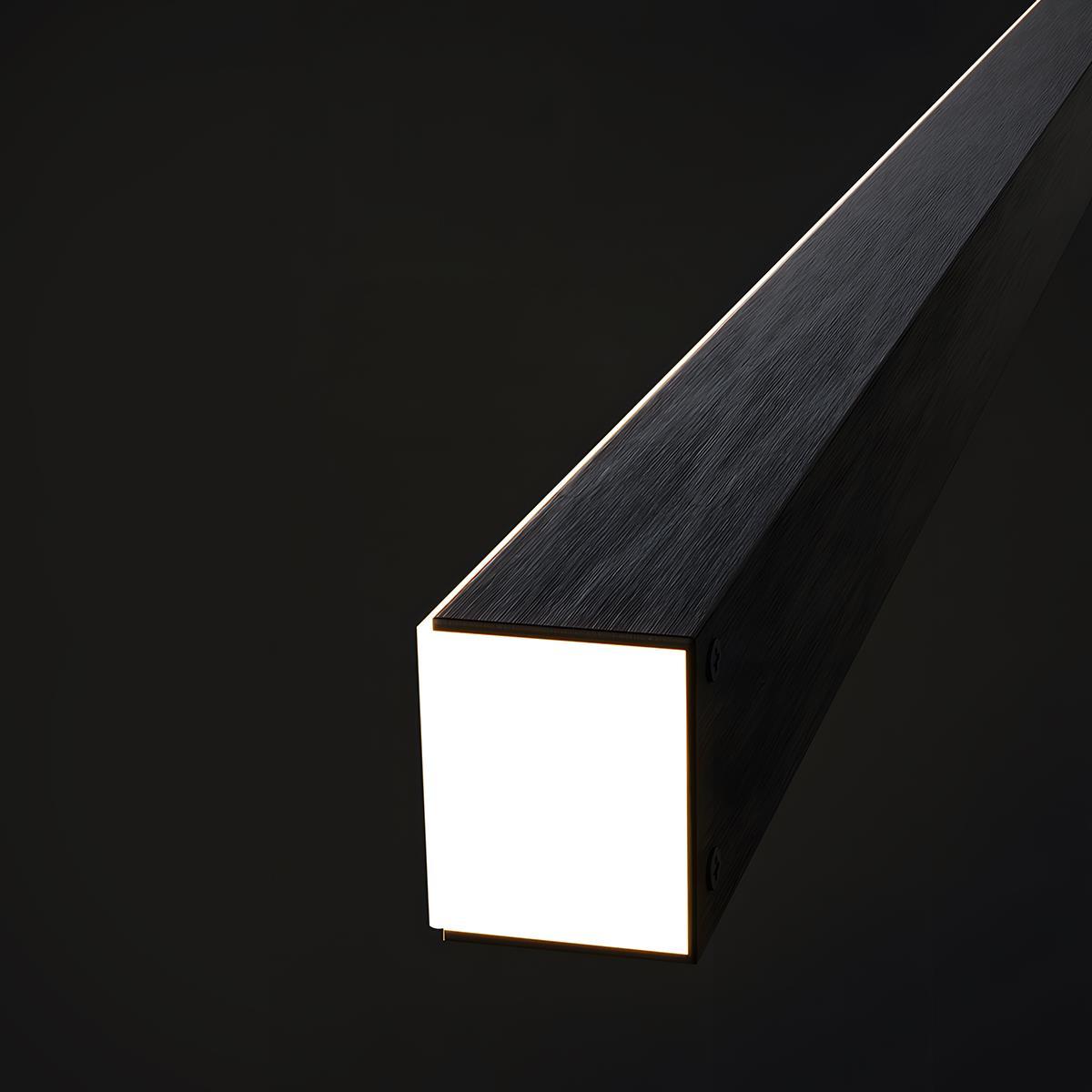 Modern Minimalist | Adjustable Linear Pendant Light for Kitchen with Dimmable Illumination | Ideal for Dining and Workspaces