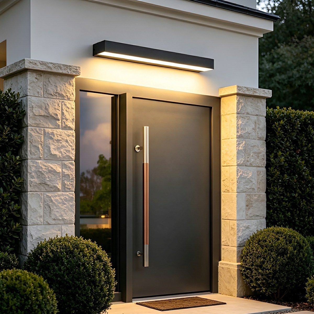 Modern Minimalist | Outdoor Wall Sconce Lighting with Waterproof Design | Sleek Illumination for Patios and Entryways